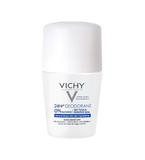VICHY DEODORANT 24H TOUCHER SEC SANS SELS D'ALUMINIUM ROLL-ON 50ML