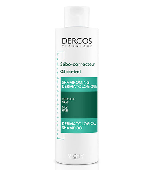 Vichy Dercos Shampooing traitant Sebo-Correcteur – 200 ml