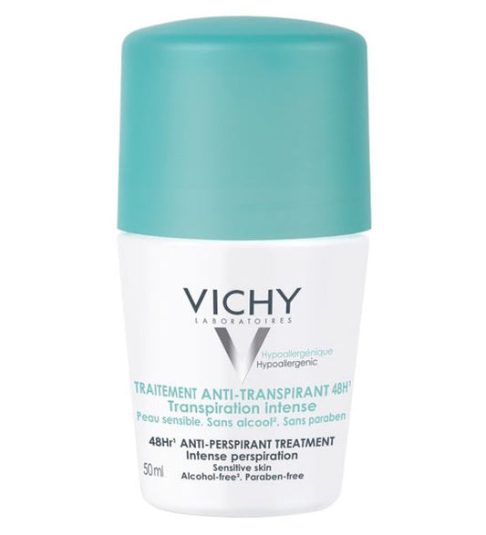 Vichy Déodorant Anti-Transpirant 48H Roll-On – 50 Ml