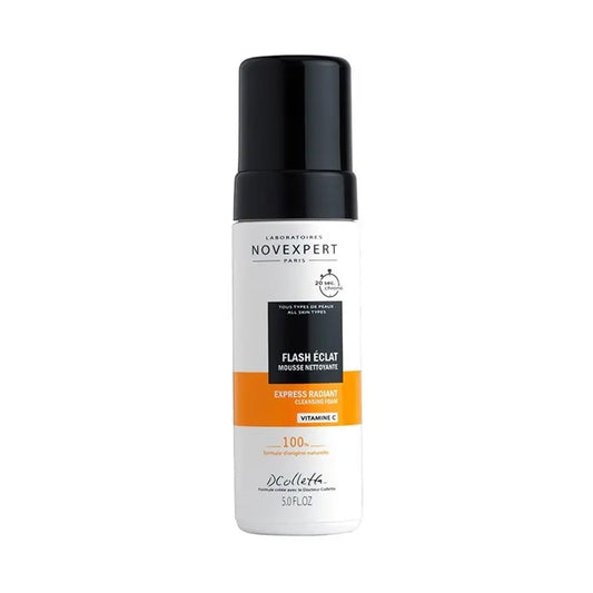Novexpert Mousse Nettoyante Flash Éclat Vitamine C 150ml