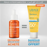 URIAGE Pack Dépiderm Sérum Anti-Taches 30ml + Bariésun Fluide SPF50+ 40ml Correction Intensive Protection Maximale