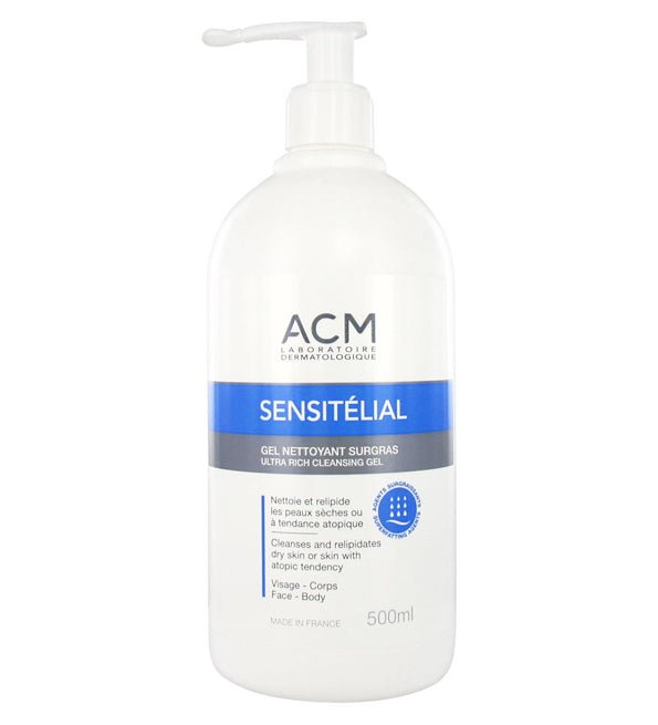 Acm Sensitélial Gel nettoyant surgras – 500 ml - Parafa Maroc para