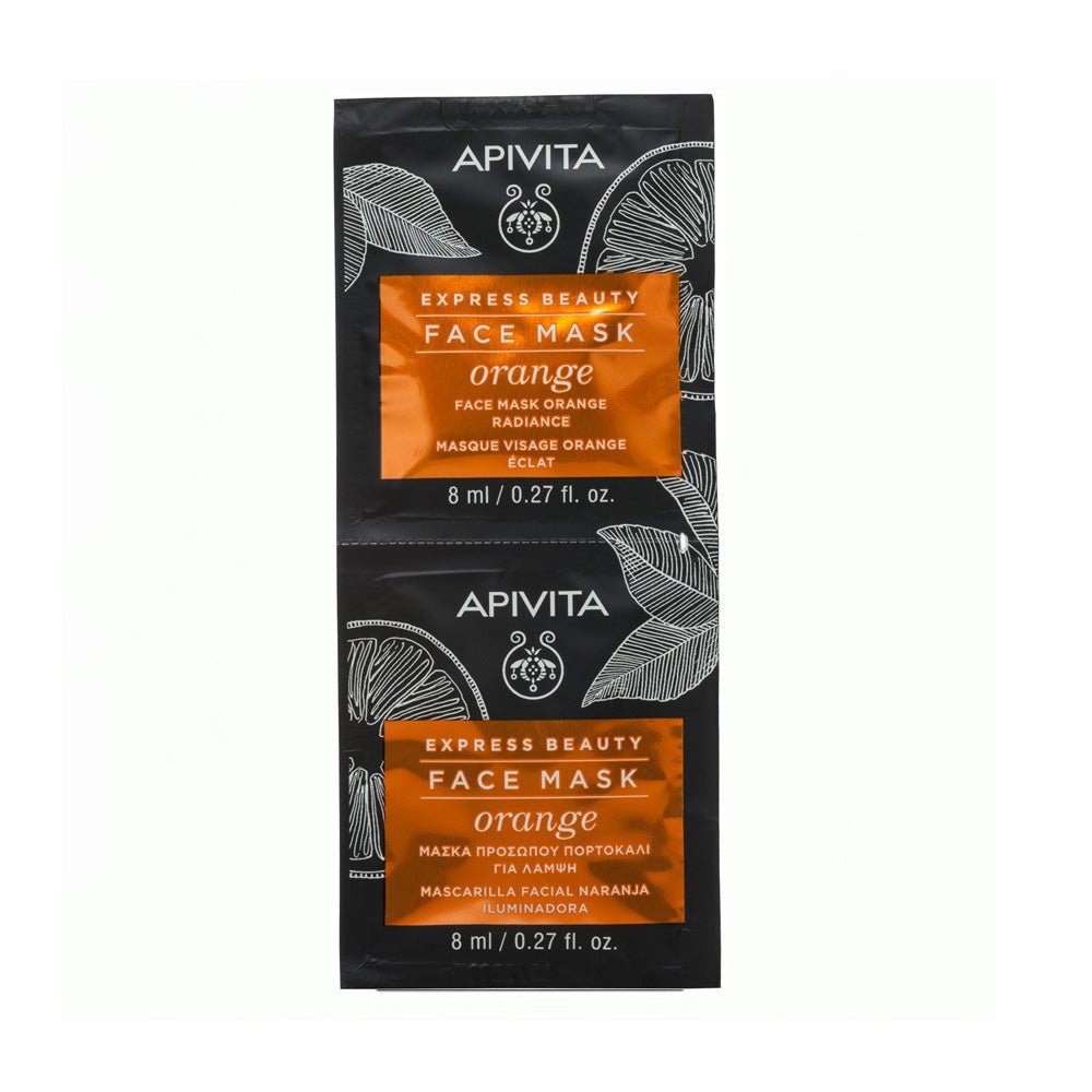 Apivita Express Beauty Eye Mask Orange 6*2*2ml - Parafa Maroc para