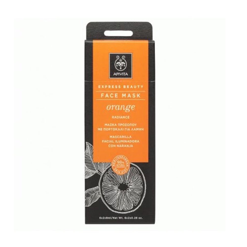 Apivita Express Beauty Eye Mask Orange 6*2*2ml - Parafa Maroc para