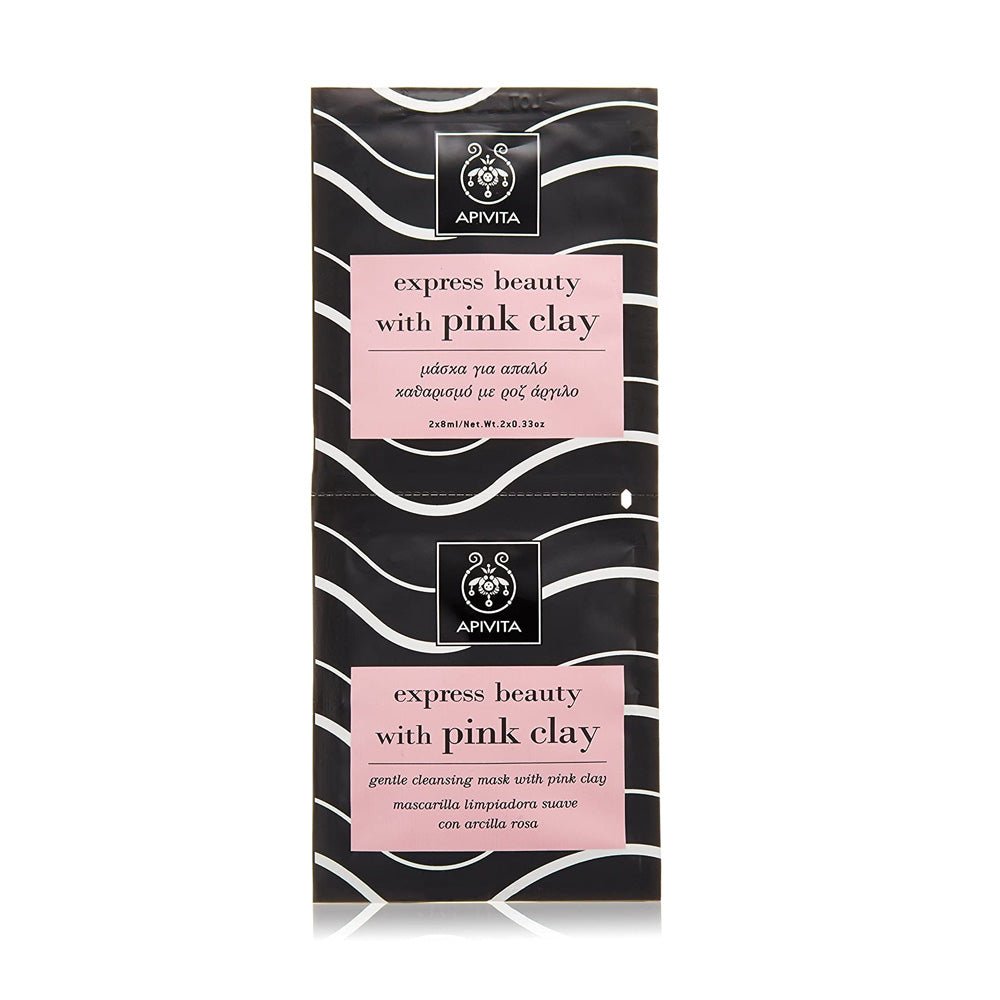 Apivita Express Beauty Eye Mask Pink Clay 6*2*2ml - Parafa Maroc para
