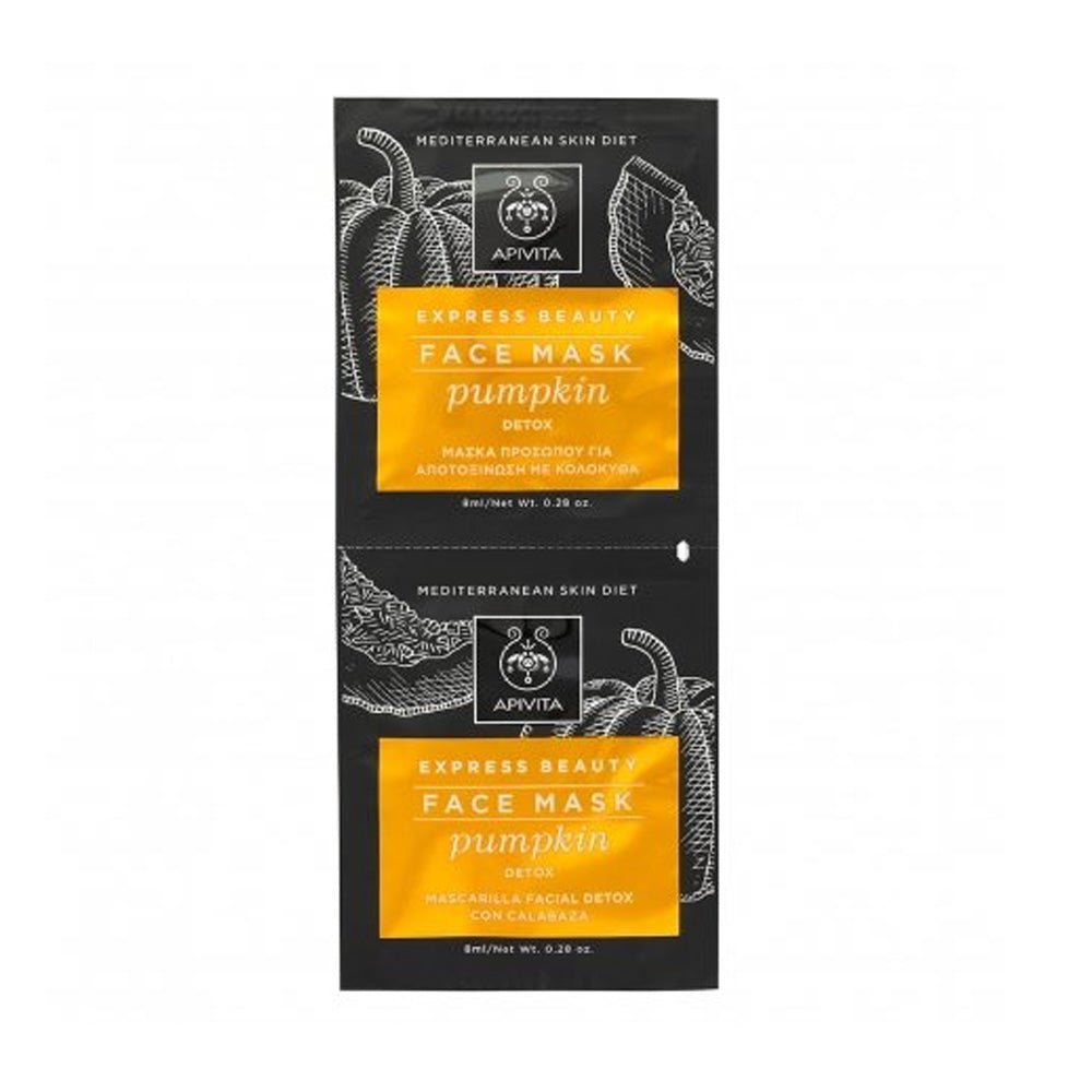 Apivita Express Beauty Face Mask Pumpkin 6*2*8ml - Parafa Maroc para