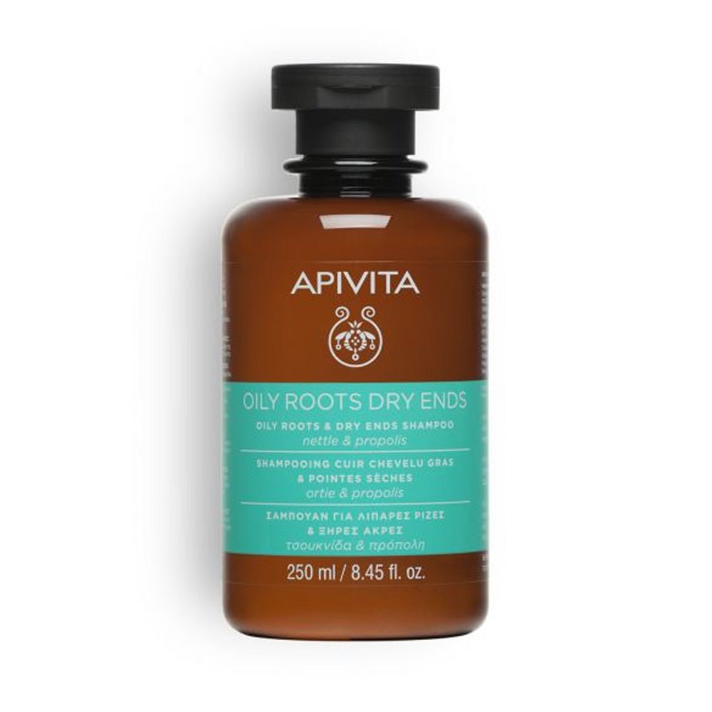 Apivita Shampooing Pour Racines Grasses et pointes Sèches 250ml - Parafa Maroc para