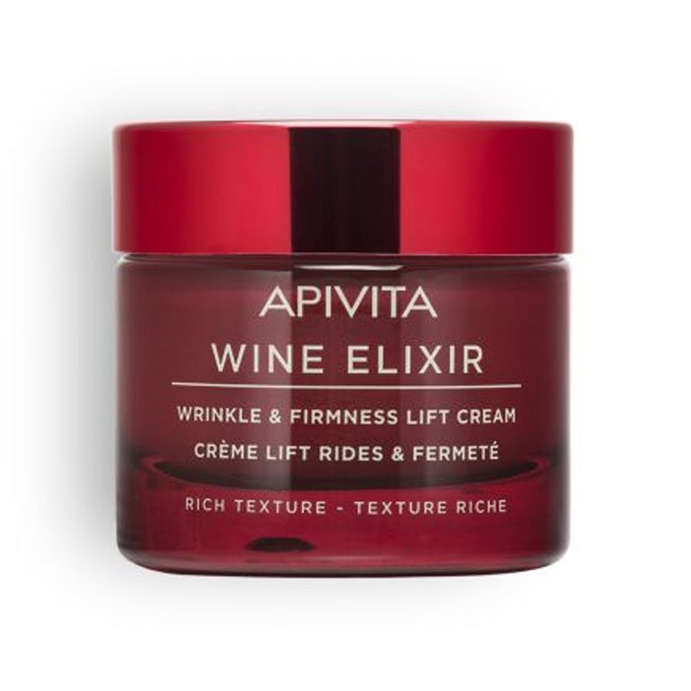 Apivita Wine Elixir Crème Lift Rides Et Fermeté Riche 50ml - Parafa Maroc para