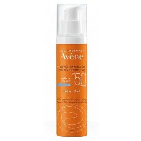 AVENE SOLAIRE FLUIDE SPF 50+ Toucher sec - Parafa Maroc para