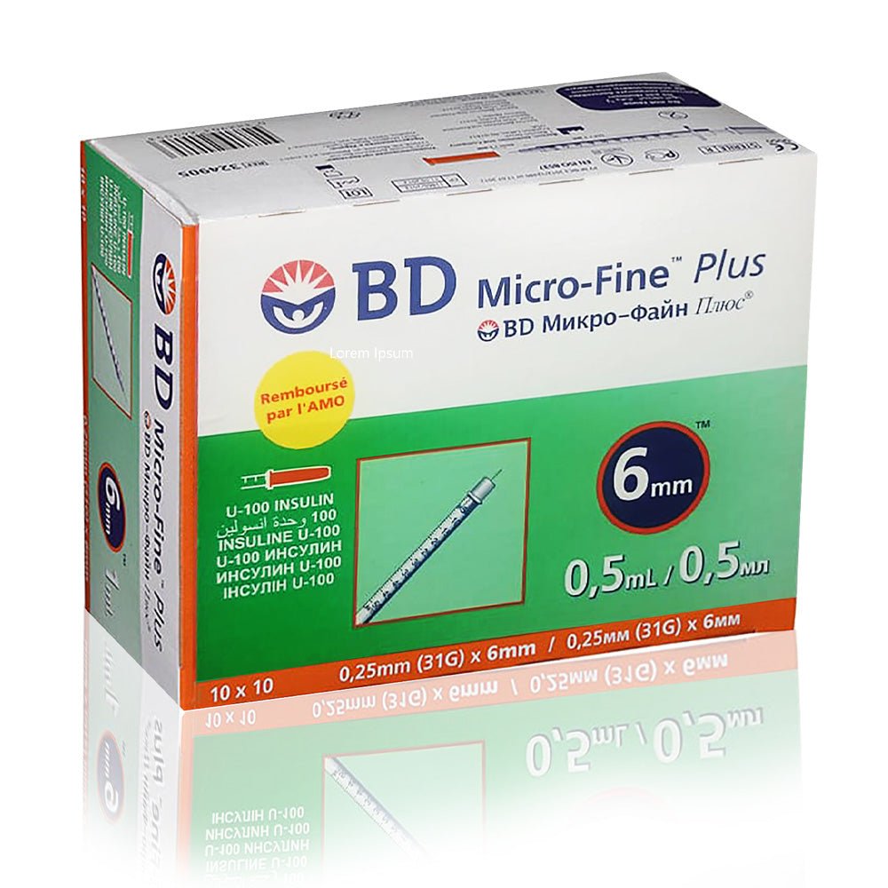 Bd micro - fine plus seringue insuline 0.5ml - Parafa Maroc para
