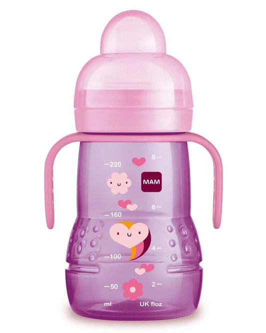 Biberon et tasse MAM Trainer 220ml - Rose - Parafa Maroc para