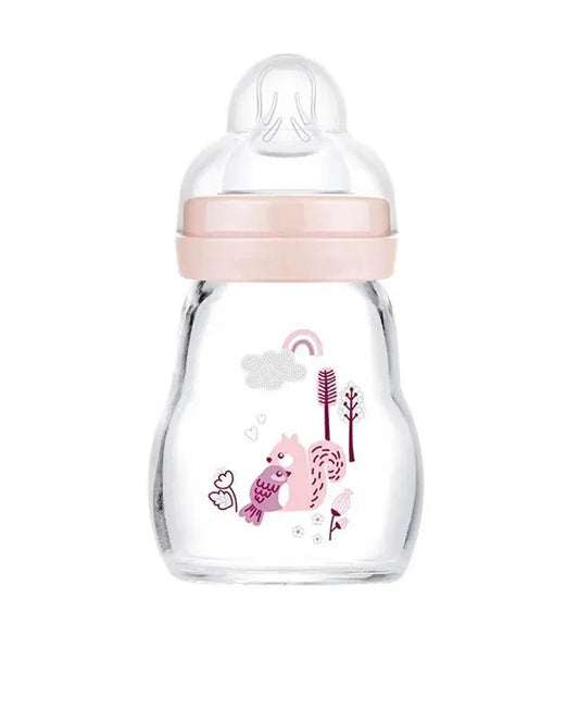 Biberon MAM en verre 170ml - Rose - Parafa Maroc para