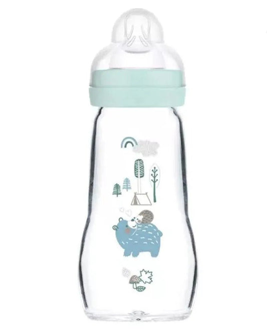 Biberon MAM en verre 260ml - Bleu - Parafa Maroc para