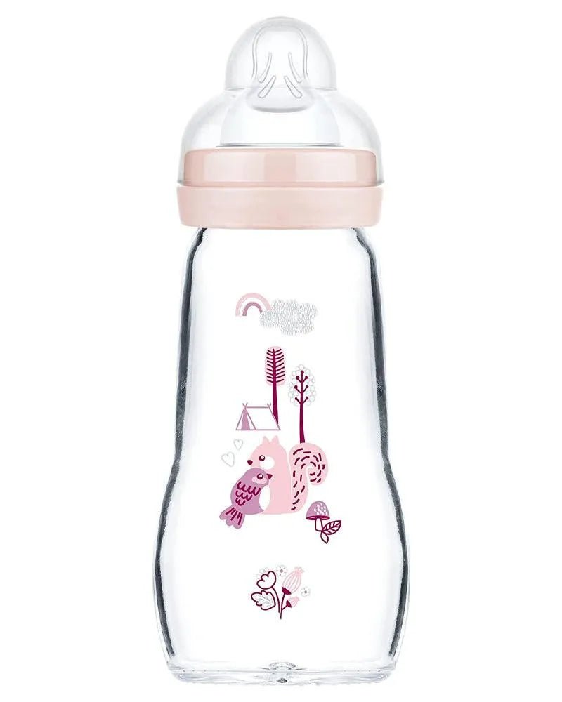 Biberon MAM en verre 260ml - Rose - Parafa Maroc para