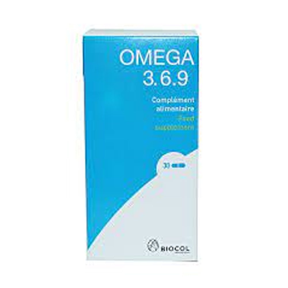 Biocol Omega 3.6.9 30 Gélules Circulation - Parafa Maroc para