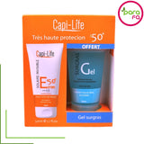 Capi Pack Ecran solaire matifiant 50+ 50ml+ gel moussant 50ml - Parafa Maroc para