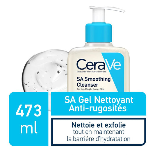 CeraVe - SA Gel Nettoyant Anti - rugosités - 473 ml - Parafa Maroc para