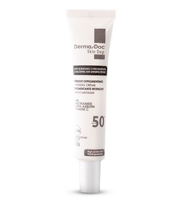 DermaDoc Skin Dep Crème Dépigmentante Intensive Anti - Imperfections Spf50 – 40ml - Parafa Maroc para