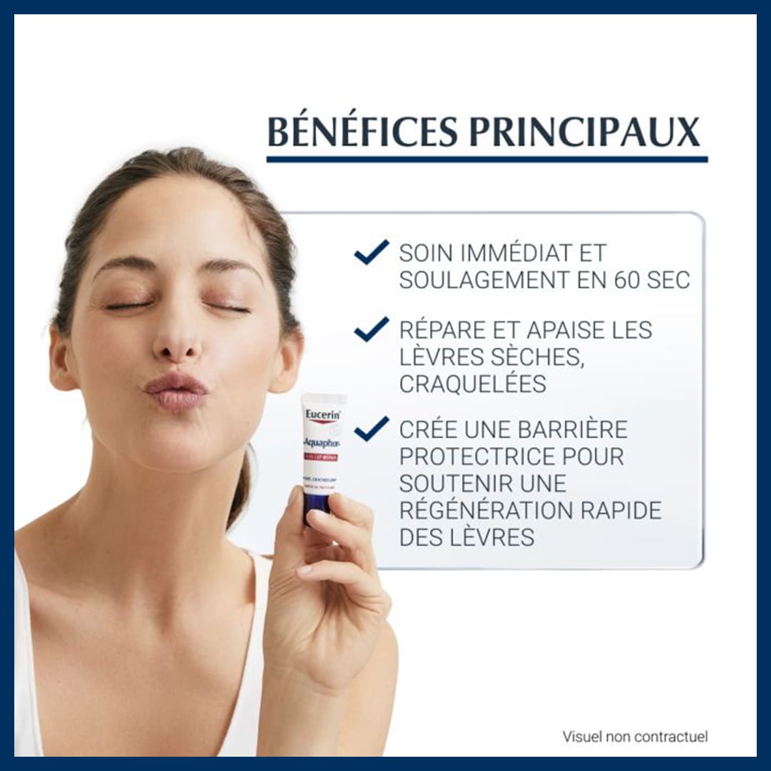 Eucerin aquaphor lip balm réparateur 10ml - Parafa Maroc para