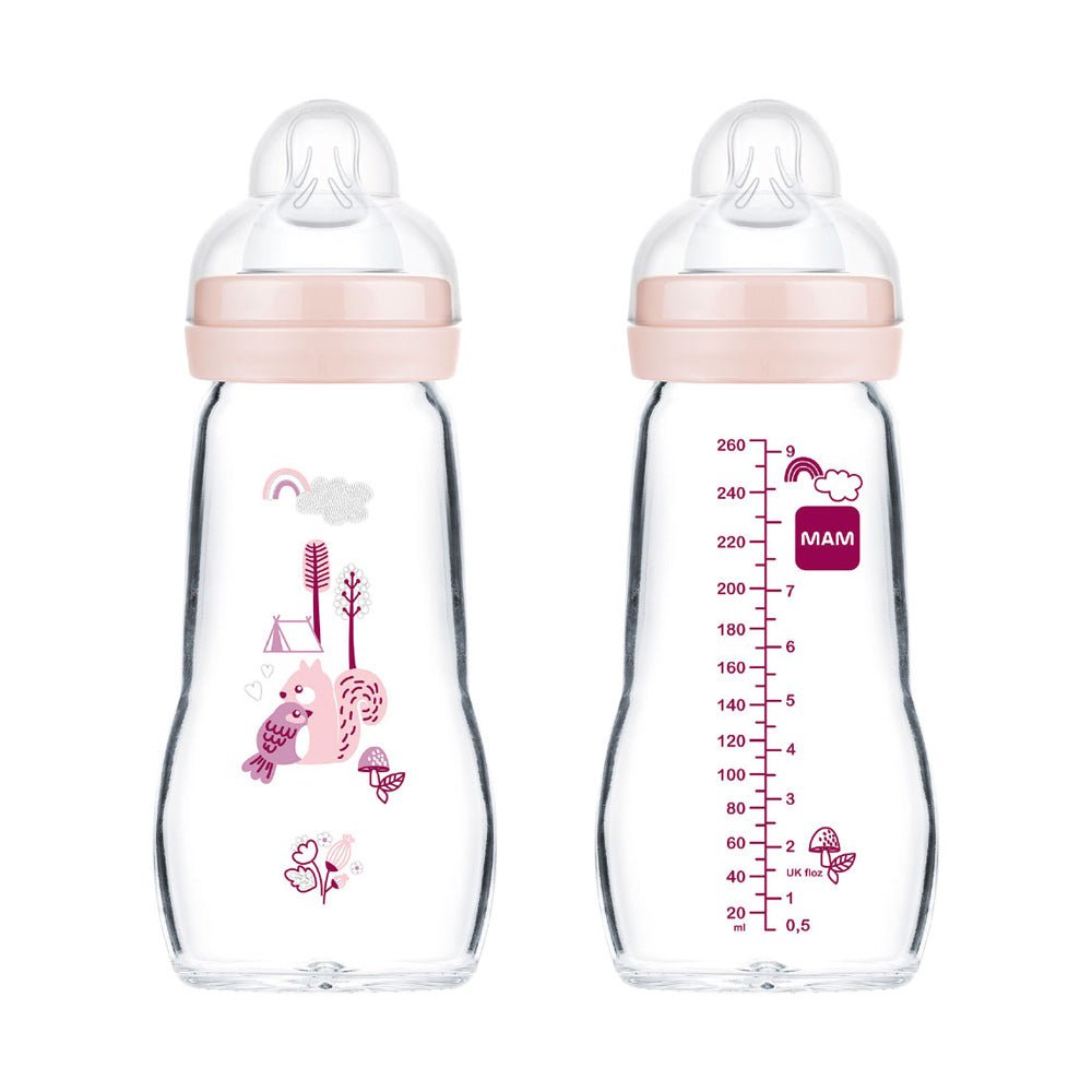 MAM Biberon Verre 2+m 260 ml Forest - Biberon En Verre - Parafa Maroc para