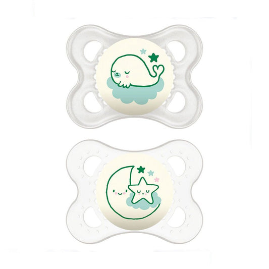 MAM Original 0 - 6m Night - 2 Sucettes - Parafa Maroc para