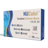 NUCalci Calcium marin vit K2 D3 60cp