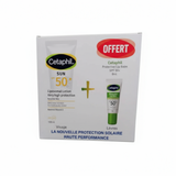 CETAPHIL Pack Solaire SPF50+ Lotion 100ml + Baume Lèvres 8ml Protection Haute Peaux Sensibles