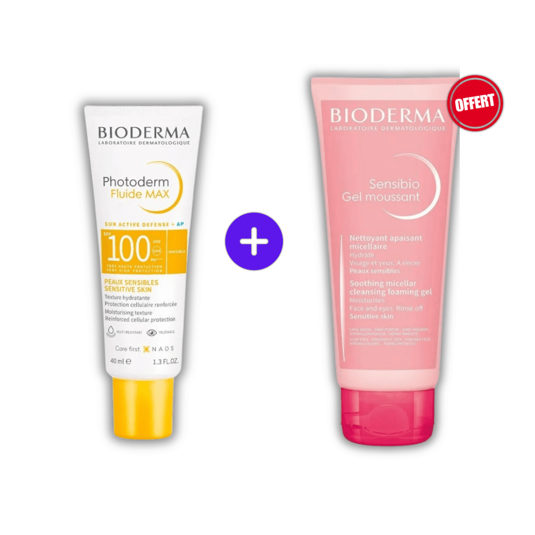 Photoderm Fluide MAX SPF100 + Gel Moussant OFFERT - Parafa Maroc para