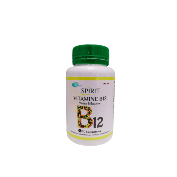 Spirit vitamine B12 30 gelules - Parafa Maroc para