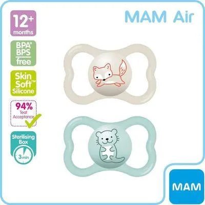 Sucette MAM Air 6+ mois - Beige & Bleu MAM - Parafa Maroc para