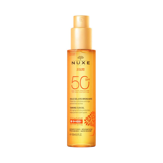 Nuxe Sun Huile Bronzante Haute Protection SPF50 150ml