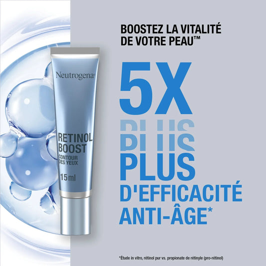 NEUTROGENA Retinol Boost Eye Cream 15ml Crème Yeux Anti-Rides Raffermissante Cernes Poches