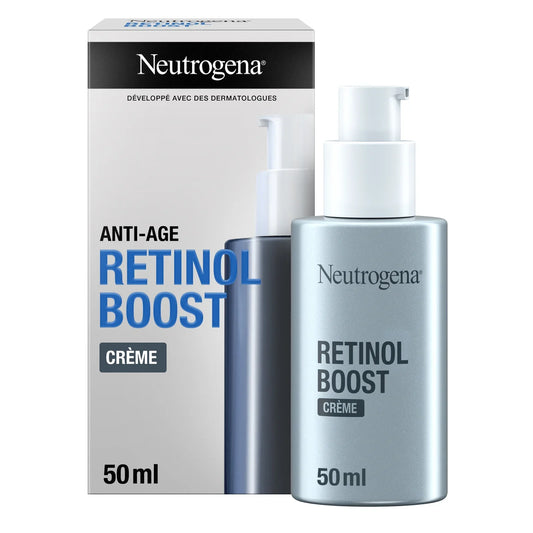 NEUTROGENA Retinol Boost Cream 50ml Crème Visage Anti-Rides Raffermissante Éclat Rétinol