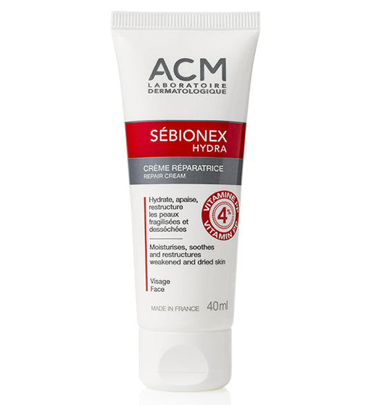 ACM SÉBIONEX HYDRA CRÈME 40 ML = PAIN DERMATOLOGIQUE PURIFIANT 100 G OFFERT