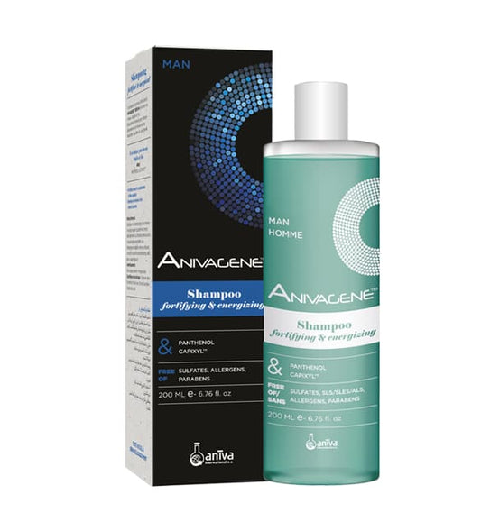 ANIVAGENE SHAMPOOING FORTIFIANT ET ENERGISANT HOMME SANS SULFATE 200 ML