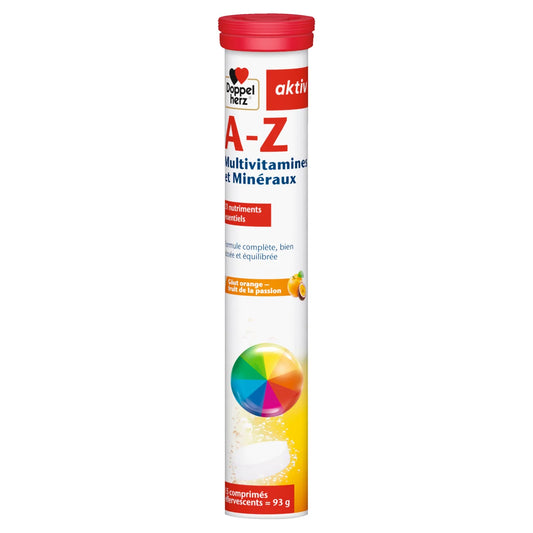 DOPPEL HERZ AKTIV A-Z MULTIVITAMINES ET MINÉRAUX 15 COMPRIMÉS