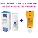 ISISPHARMA PACK UNITONE 4 ADVANCED + TOUCHER SEC UVB INVISIBLE 30