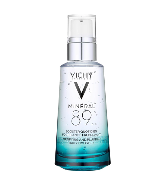 VICHY MINÉRAL 89 SÉRUM BOOSTER HYDRATANT FORTIFIANT ET REPULPANT 50 ML = MINÉRAL 89 15ML + BANDEAU SKINCARE OFFERTS
