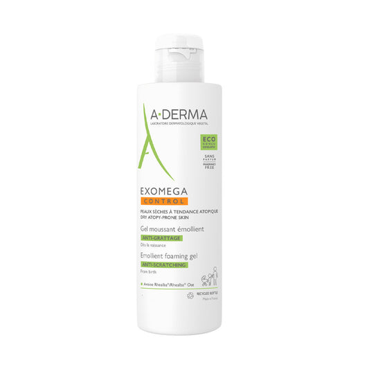 A-Derma EXOMEGA CONTROL Gel Moussant Émollient anti-grattage