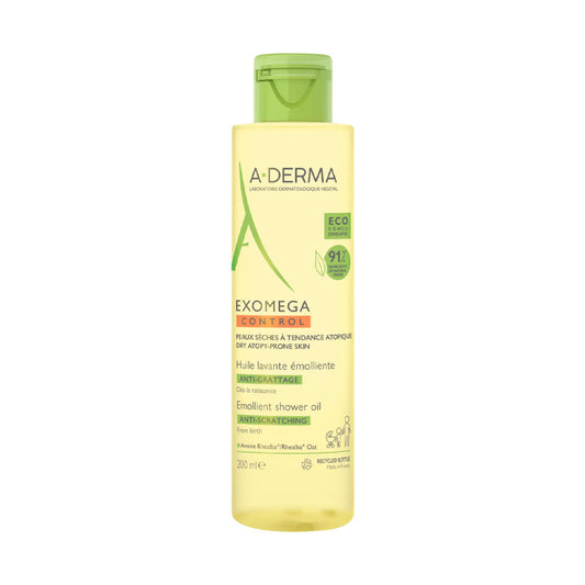 A-Derma EXOMEGA CONTROL Huile lavante émolliente anti-grattage 200ml