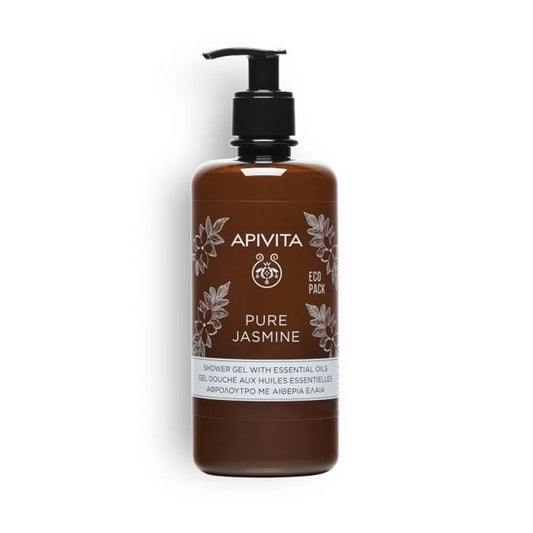 Apivita Gel Douche Pure Jasmin Aux Huiles Essentielles 250ml