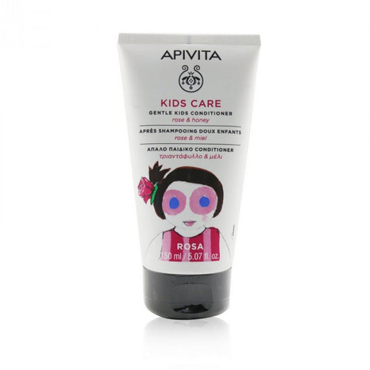 Apivita Kids Care Après-Shampoing Doux Rose & Miel 150ml