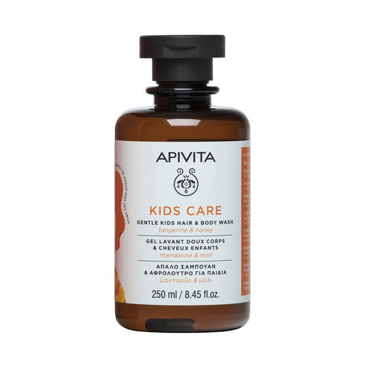 Apivita Kids Shampoing Corps & Cheveux Enfants à La Mandarine & Au Miel  250ml