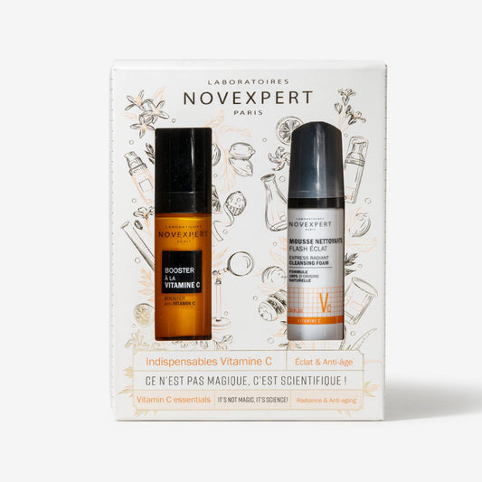 NOVEXPERT – Coffret Booster Vitamine C + Mini Mousse