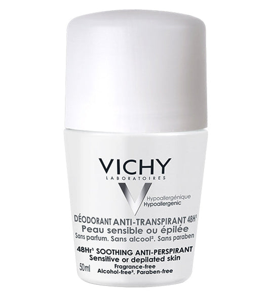 Vichy Déodorant Anti-Transpirant 48H Bille Peau sensible ou épilée – 50 ml