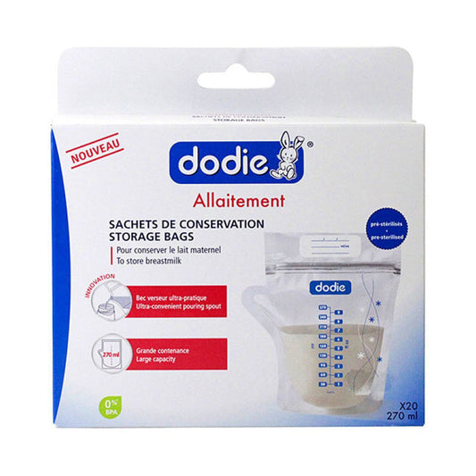 Dodie Sachets De Conservation Allaitement 20 Pièces