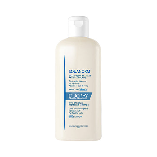 Ducray SQUANORM Shampooing Traitant Antipelliculaire - Pellicules Sèches 200ml