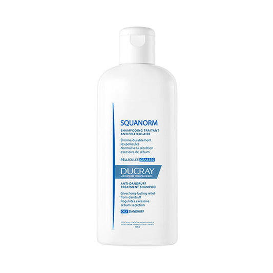 Ducray SQUANORM Shampooing Traitant Antipelliculaire - Pellicules grasses 200ml