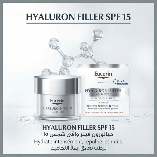 Eucerin – Hyaluron filler 3* effect soin de jour - 50 ml