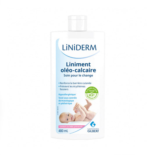 Gilbert Liniderm Liniment Oléo-Calcaire Pompe 480ml